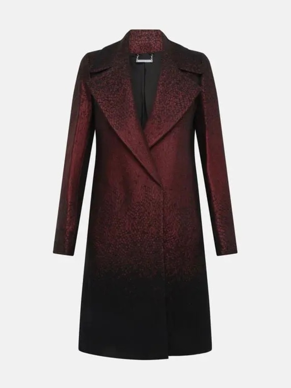 Diane Von Furstenberg Nala Coat F/W 2013 Runway in Red/Black